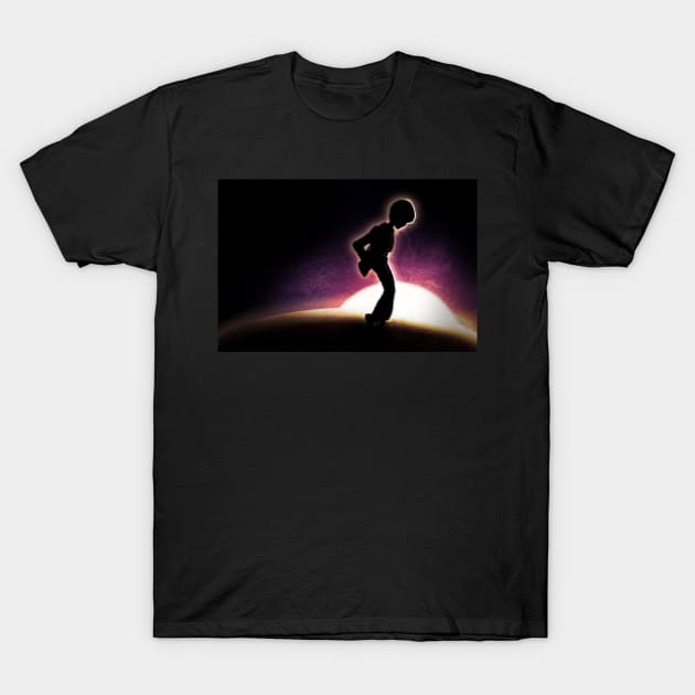 Moonwalking On The Moon T-Shirt by SandiaOFC